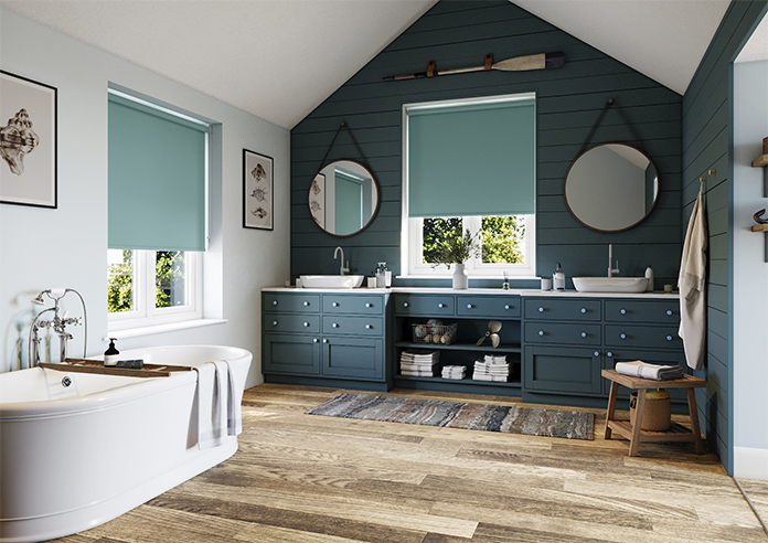 Trinity (Blackout), Panorama Blue - Twist&Fit Roller Blind - Image 7